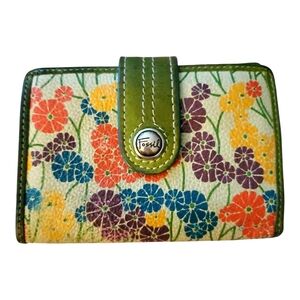 Fossil Women's Multicolor Floral Wallet